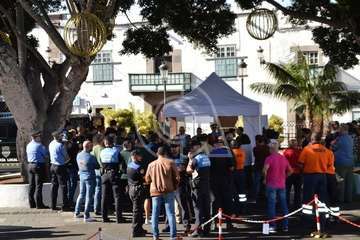 La Policía Local de Telde presentó este viernes su Unidad de Drones (Foto TA)